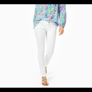 Lilly Pulitzer Worth Skinny Jean Resort White
